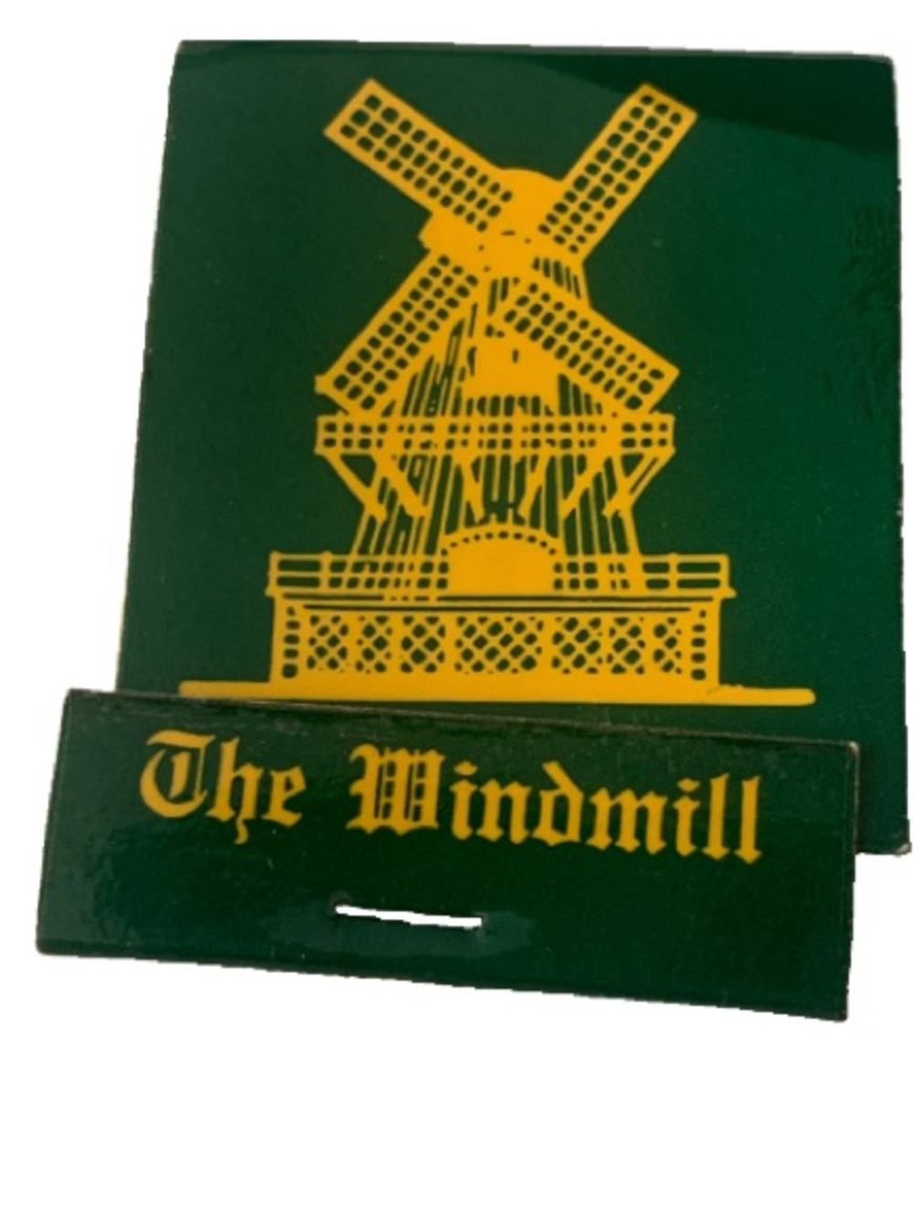 Vintage Matchbook The Windmill Easton PA Delectable Dining Breath Taking View